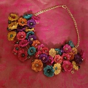 Colorful hand made necklace